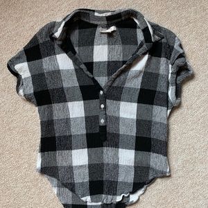 Short Sleeve Plaid Shirt